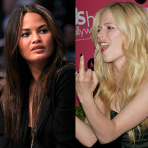 Chrissy Teigen, Avril Lavigne Chrissy Teigen, Avril Lavigne
